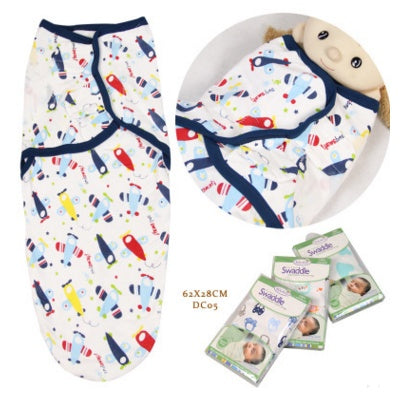 Baby cotton wrap towel, cartoon sleeping bag and anti-startle swaddle