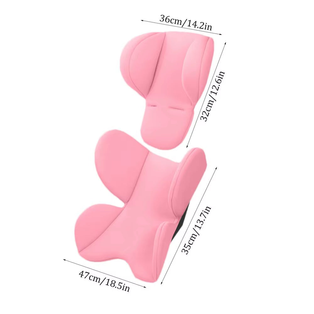 Baby Car Seat Insert Carseat Head & Body Support Head Neck Seat Insert Pad for Body Support Extra Soft Head and Body Support
