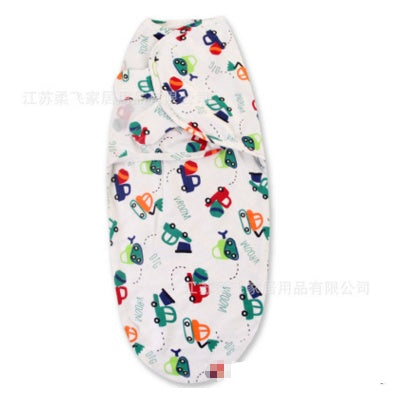 Baby cotton wrap towel, cartoon sleeping bag and anti-startle swaddle