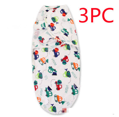 Baby cotton wrap towel, cartoon sleeping bag and anti-startle swaddle