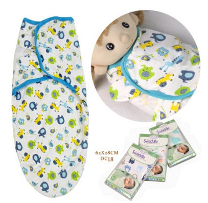 Baby cotton wrap towel, cartoon sleeping bag and anti-startle swaddle