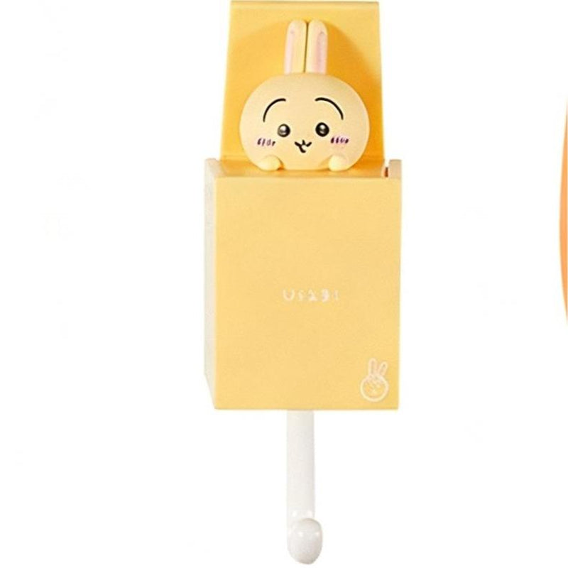 Chiikawa Retractable Hooks - Cute Usagi & Shiba Inu Designs, Adorable Wall Hooks for Bedroom/Bathroom, Perfect Gift for Home