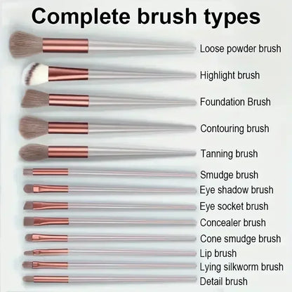 Makeup Brush Set Soft Fluffy Professiona Cosmetic Foundation Powder Eyeshadow Kabuki Blending Make up Brush Beauty Tool Makeup
