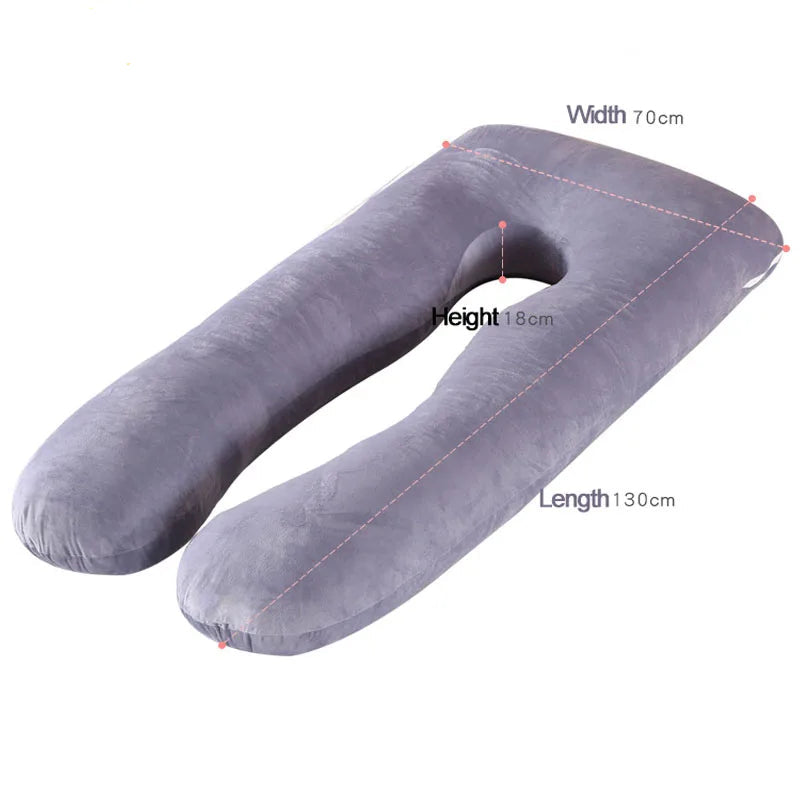 Pregnancy Pillow 130*70Cm Sleeping Waist Pillow for Pregnant Women Nursing Pillow Breastfeeding Cushion for Women