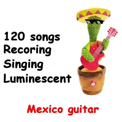 Dancing and Talking Cactus Toy Sunshine Cactus Children'S Electronic Plush Toy with 120 Songs Children'S Birthday Gifts
