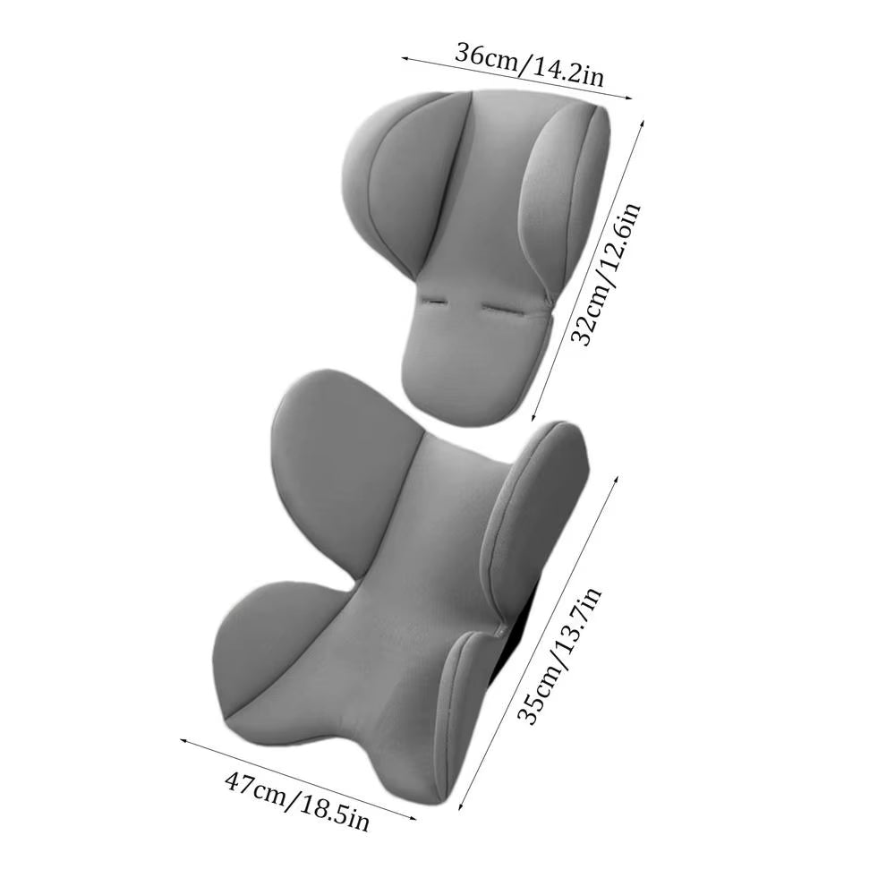 Baby Car Seat Insert Carseat Head & Body Support Head Neck Seat Insert Pad for Body Support Extra Soft Head and Body Support