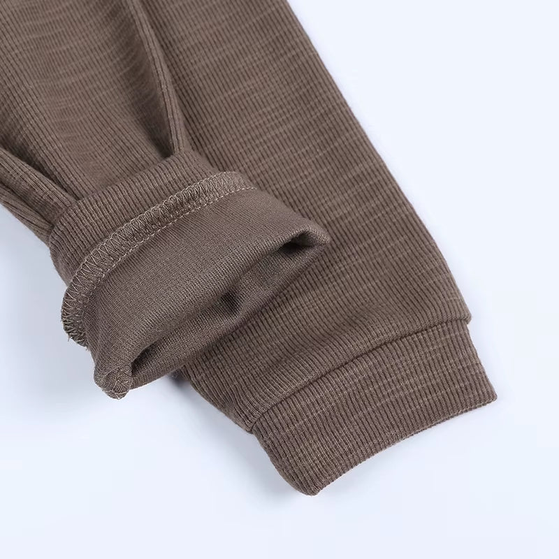 Baby Rompers Boys Girls Newborn 0 to 3 6 9 12 18 Months Boutique Cotton Long Sleeve Rabbit Ear Infant Onesie Spring Fall Clothes